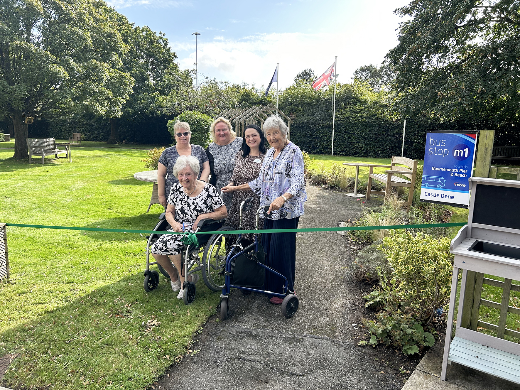 Bournemouth care home creates 'reminiscence garden' for residents
